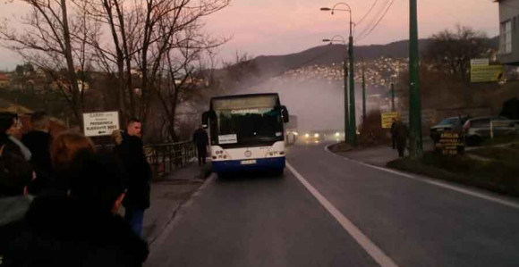 “Centrotransov” autobus zapalio se u toku vožnje