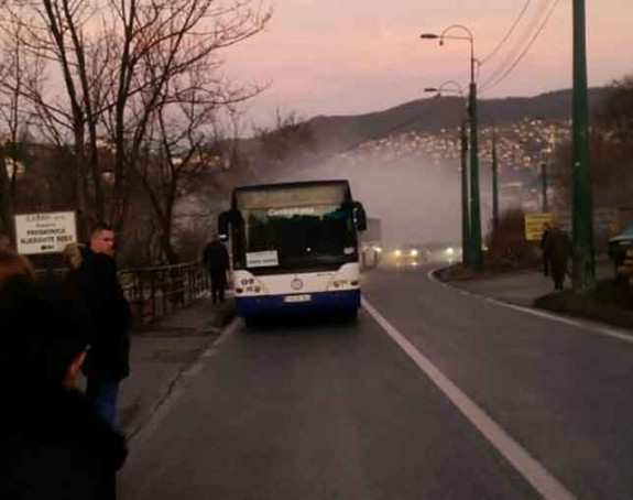 “Centrotransov” autobus zapalio se u toku vožnje