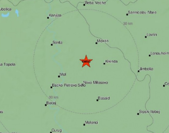 Zemljotres na sjeveru Srbije