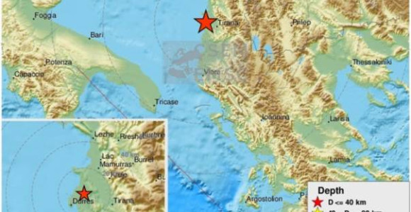 Нова два потреса у Тирани и Драчу