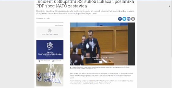 Napad ministra na poslanika top tema i u regionu