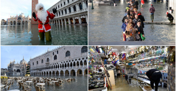 У Венецији вода до појаса, трг потопљен