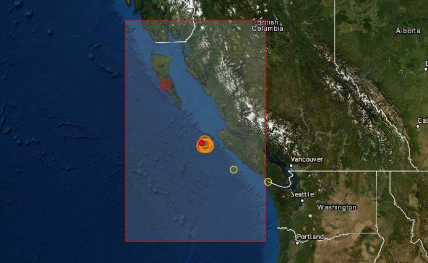 Земљотрес јачине шест степени погодио Канаду