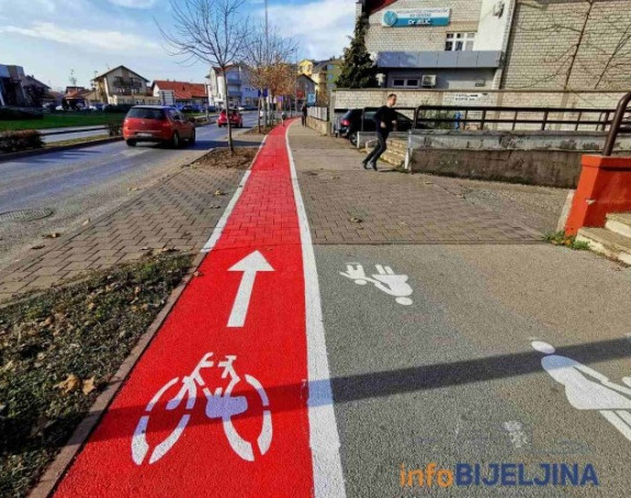Bijeljina: Nova pješačko-biciklistička staza