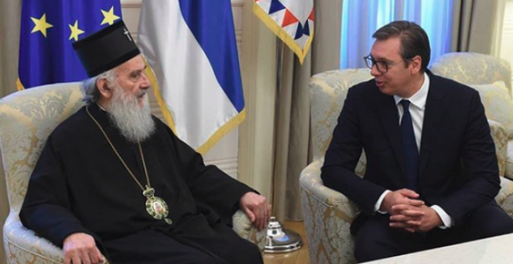 Vučić danas s patrijarhom Irinejom o CG