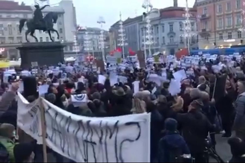 Protest protiv gradonačelnika Milana Bandića