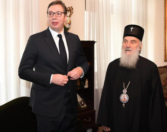 Vučić razgovarao sa patrijarhom Irinejom