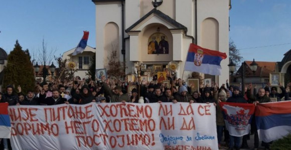 Bijeljina: Moleban za odbranu svetinja u CG