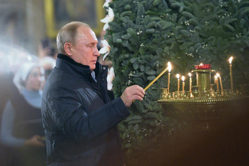 Ovako šef ruske države dočekuje Božić