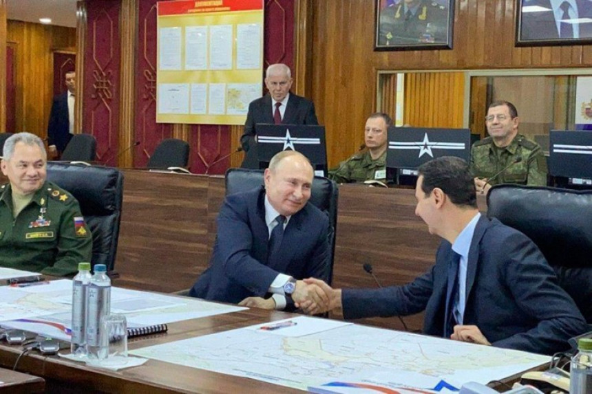 Путин стигао у Дамаск, састао се са Асадом