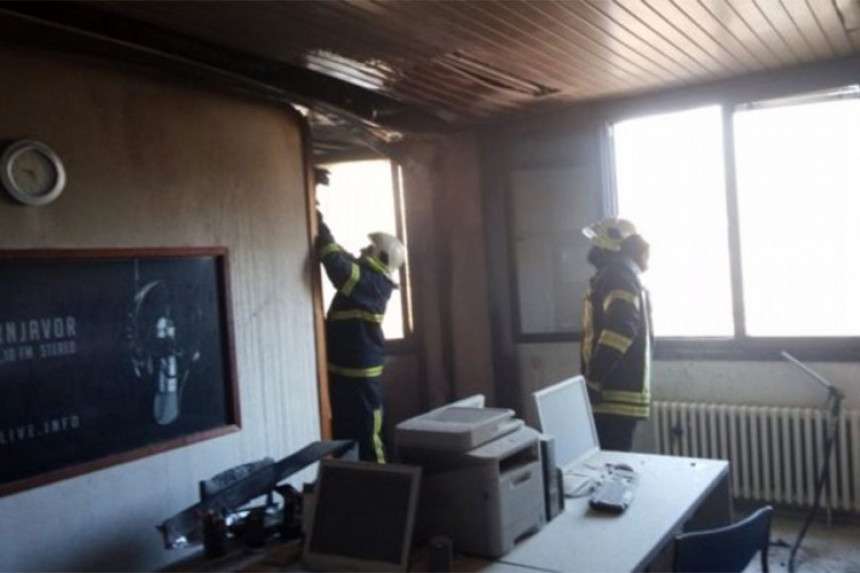Požar izbio u prostorijama Radio "Prnjavor"