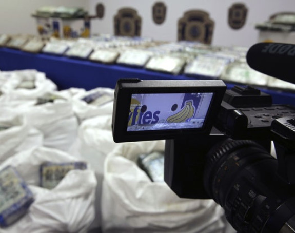 Otkriveno 825 kg kokaina među bananama