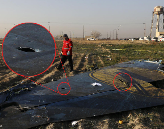 Ukrajinski avion pogođen projektilom?