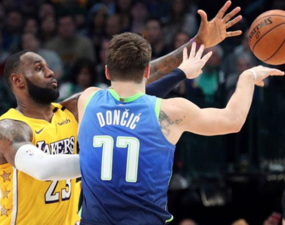 Dončić cepao dres OD MUKE protiv Lejkersa! VIDEO