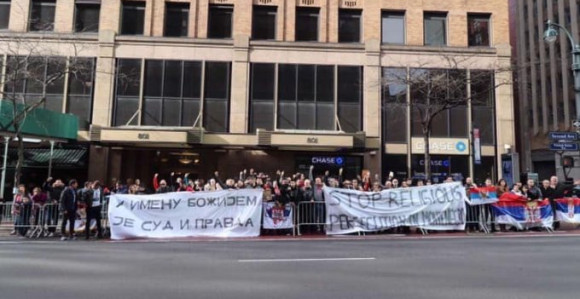 Srbi u Njujorku: U imenu Božjem je sud i pravda