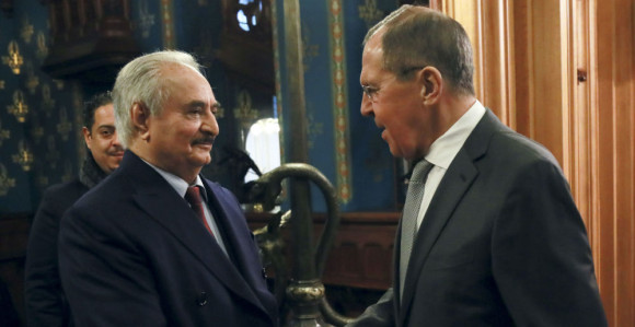 Хафтар напустио Москву, почело бомбардовање