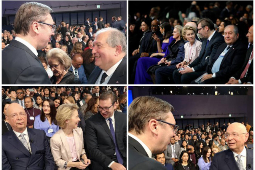 Vučić u Davosu sa svjetskim zvaničnicima