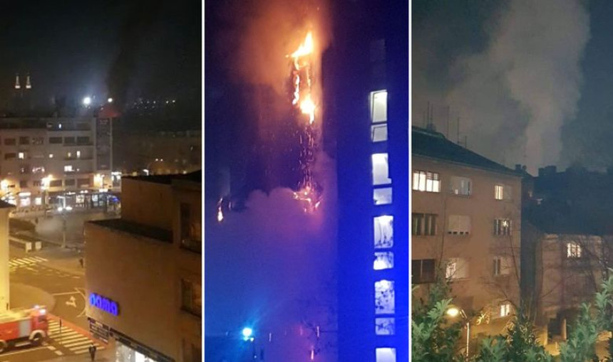Izbio požar u stanu, ima povrijeđenih