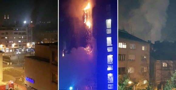 Izbio požar u stanu, ima povrijeđenih