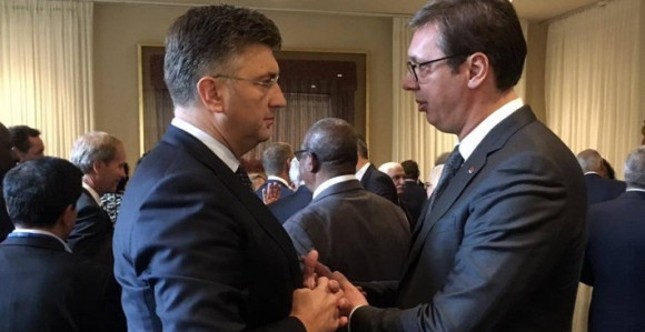Vučić razgovarao sa Plenkovićem u Davosu