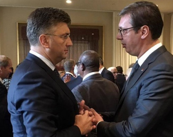 Vučić razgovarao sa Plenkovićem u Davosu