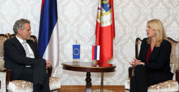 Cvijanovićeva nije došla na prijem zbog PzD