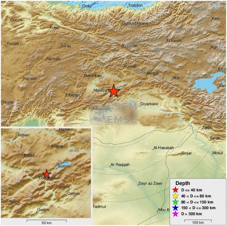 Нови земљотрес јачине 5,1 степени погодио Турску