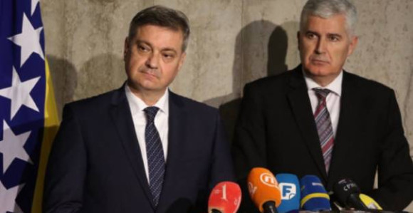 Zvizdić i Čović danas u Briselu o situaciji u BiH