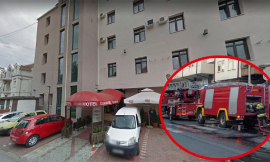 Београд: Букнуо пожар на трећем спрату Хотела Н
