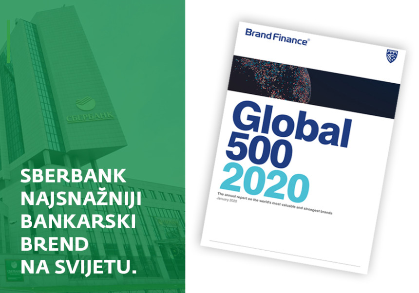 Sberbank najsnažniji bankarski brend na svijetu