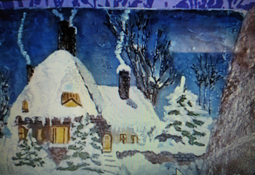 Neki slikaju na papiru, neki na platnu, a ona na crepu! (VIDEO)