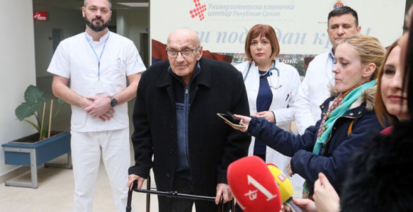 Dodikov savjetnik, stogodišnjak Arie Livne, na UKC