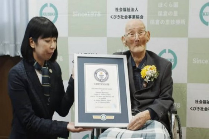 Ovaj Japanac je zvanično najstariji čovek na svetu!