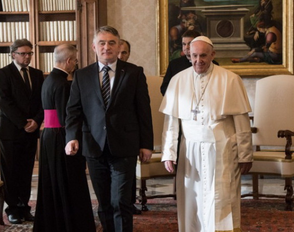 Komšić kod pape: Podrška Vatikana Bosni i Hercegovini