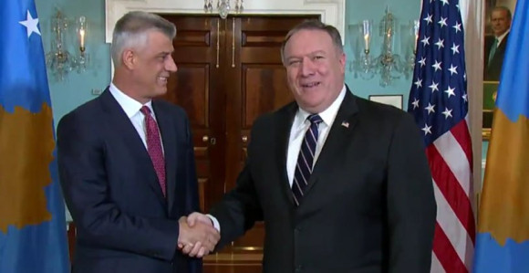 Hašim Tači sastao se u Vašingtonu sa Majkom Pompeom