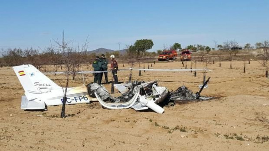 Srušio se avion dvosjed španske skrobatske grupe