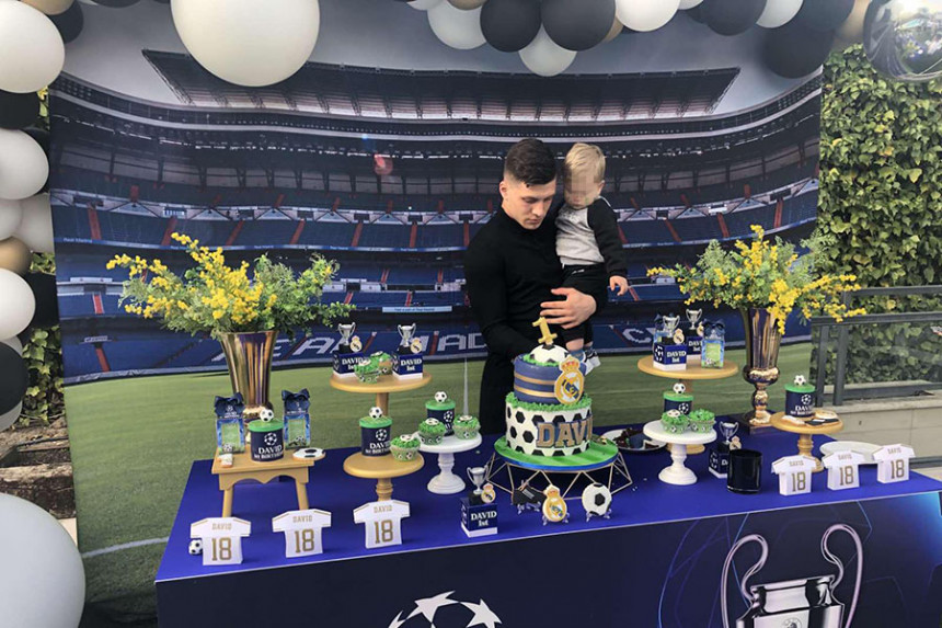 Sve u znaku Reala: Luka Jović napravio gala zabavu za sina