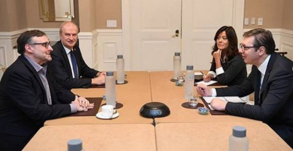 Sastanak: Vučić sa Palmerom u Vašingtonu