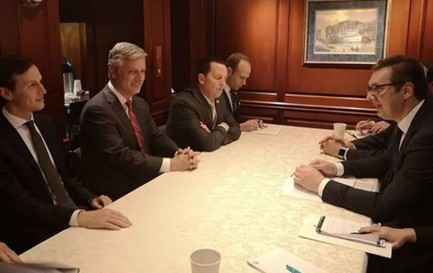 Vučić se sastao u Bijeloj kući sa Trampovim zetom