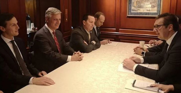 Vučić se sastao u Bijeloj kući sa Trampovim zetom