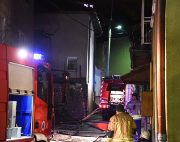 Gorjela kuća u Sarajevu, dvije osobe povrijeđene