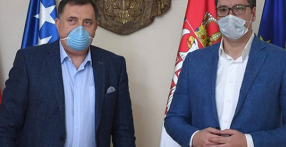 Dodik sa Vučićem o pomoći Republici Srpskoj