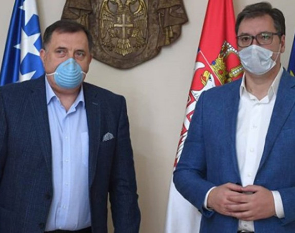 Додик са Вучићем о помоћи Републици Српској