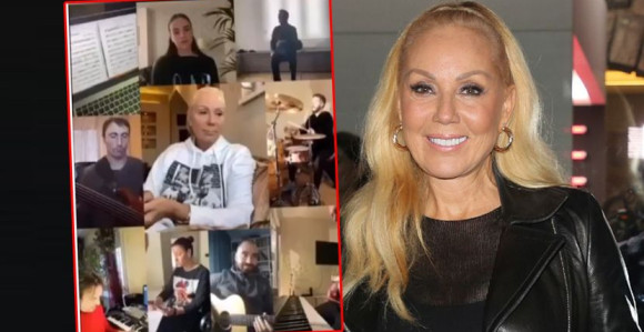Lepa Brena i njen tim onlajn izveli pesmu "Uđi slobodno"! (VIDEO)