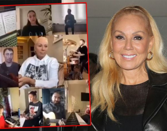 Lepa Brena i njen tim onlajn izveli pesmu "Uđi slobodno"! (VIDEO)
