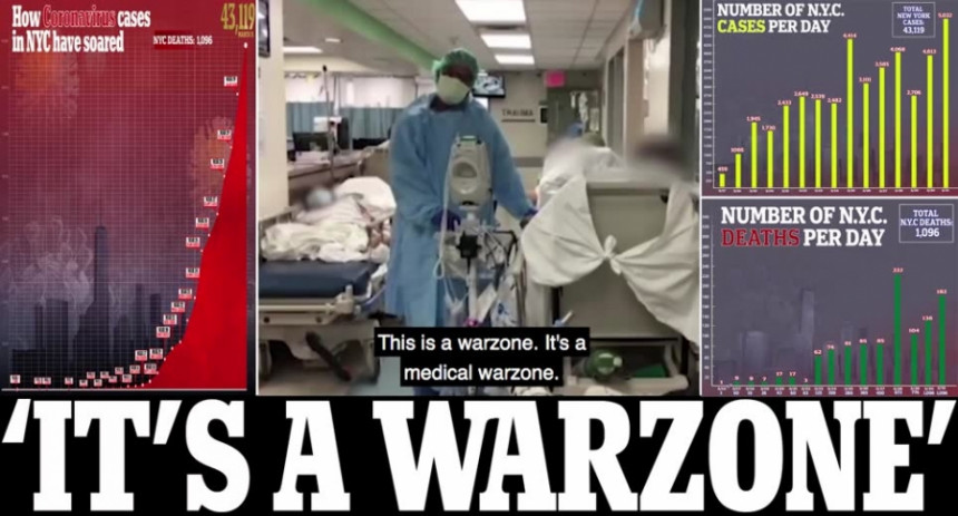 Šokantni snimci iz njujorške bolnice: "Ovo je ratna zona"!