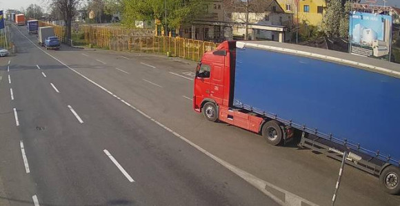 Pojačan saobraćaj teretnih vozila na izlazu iz Gradiške