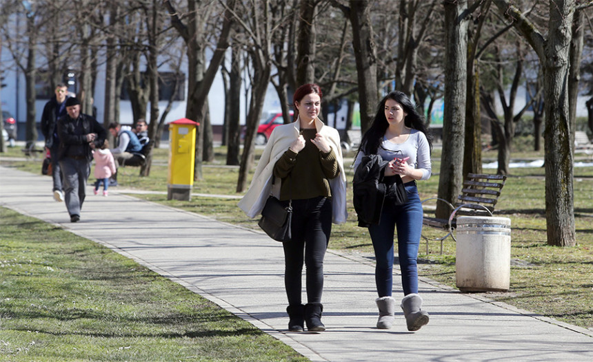 Očekuje se sunčano i toplo vrijeme, temperatura 22