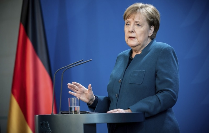 Merkelova zabrinuta zbog pandemije korona virusa
