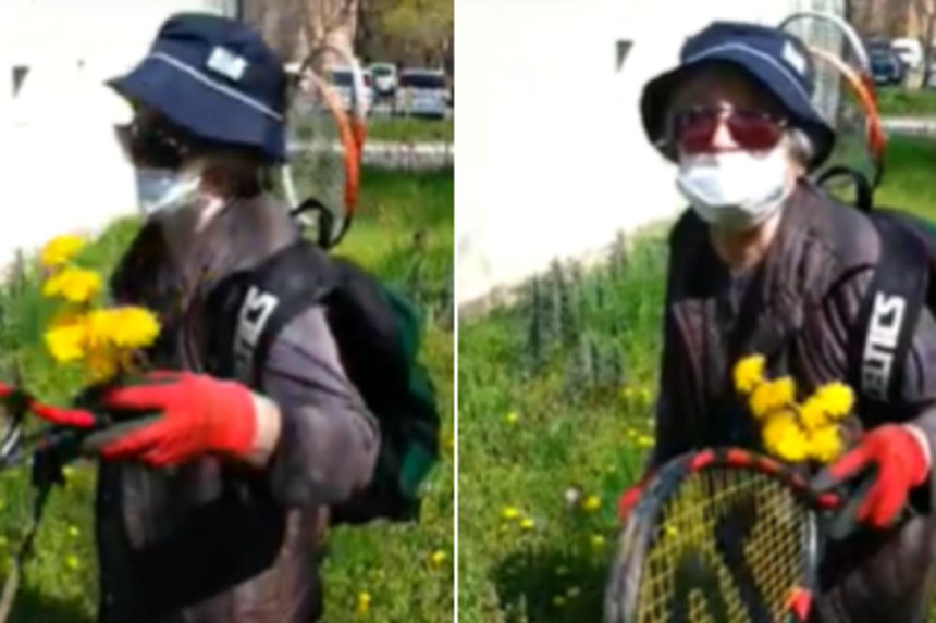 HIT: Baka krenula kod prijateljice na tenis, a razlog što ne može da sedi kod kuće će vas nasmejati!